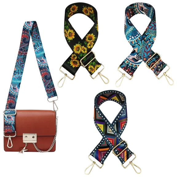 Ciana 3-Piece Adjustable Wide Shoulder Replacement Crossbody Straps for Handbags