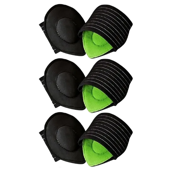 3-Pack: Extreme Fit Cushioned Plantar Fasciitis Foot Arch Supports