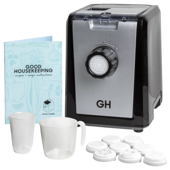Good Housekeeping Electric Pasta Maker with 8 Shaping Discs