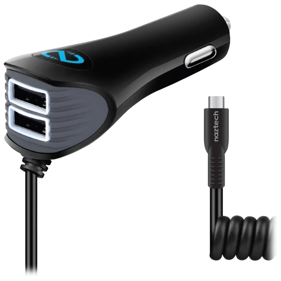 Naztech N420 Trio 18W USB-C + Dual 2.4A Car Charger