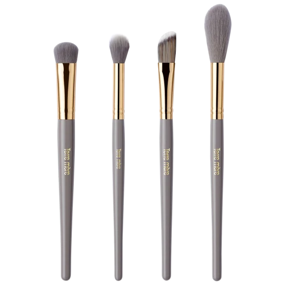 Terre Mère 4-Piece Professional Advance Contour & Highlight Brush Set