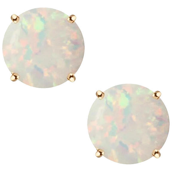Savvy Cie Sterling Opal Studs 6mm