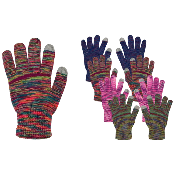 Thermaxxx Winter Colored Gloves with Touchscreen Tips