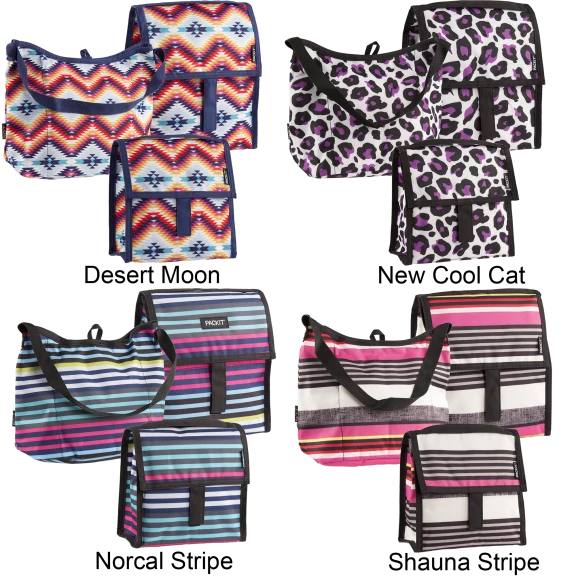 3-Pack: Packit Freezable Lunch Bags