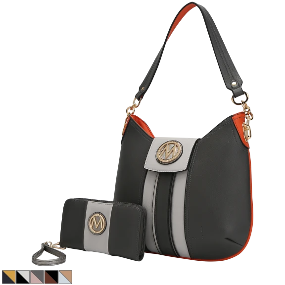 MKF Collection Torri Hobo Bag with Wallet by Mia K.