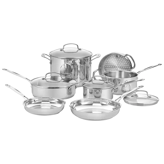 Cuisinart 11 Piece Stainless Steel Chef's Collection Cookware