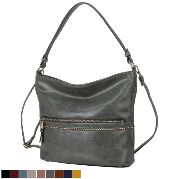 MKF Collection Women’s Sierra Shoulder Bag in Vegan Leather