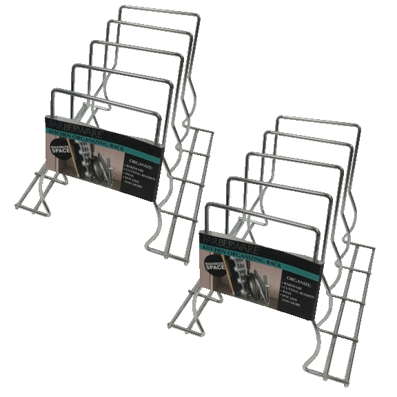 2-Pack: Farberware Bakeware/Cutting Board Rack