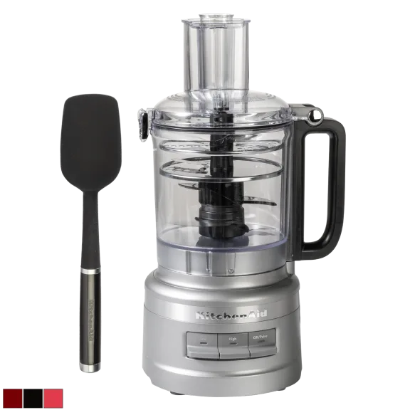KitchenAid 9-Cup Food Processor with Spatula and Blade Storage