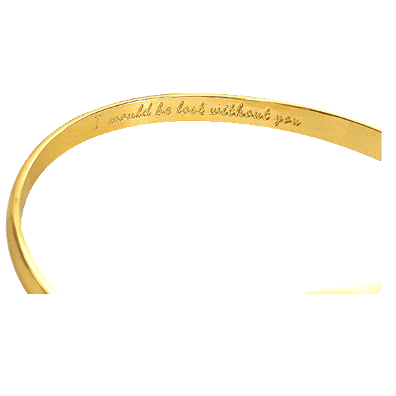 Hollywood Sensation "I would be lost without you" Friendship Bracelet