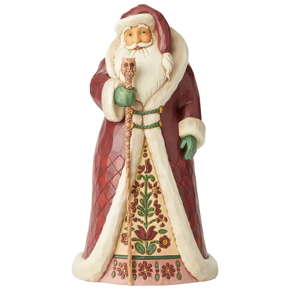 Jim Shore Heartwood Creek Regal Santa with Cane