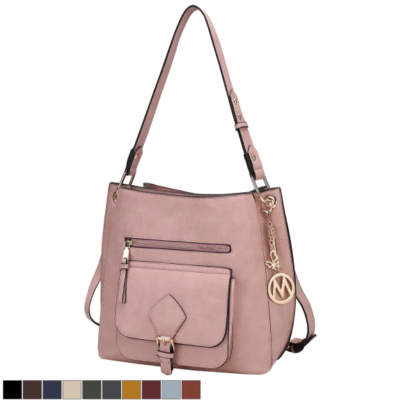 MKF Collection Yianni Vegan Leather Women’S Hobo Bag By Mia K.