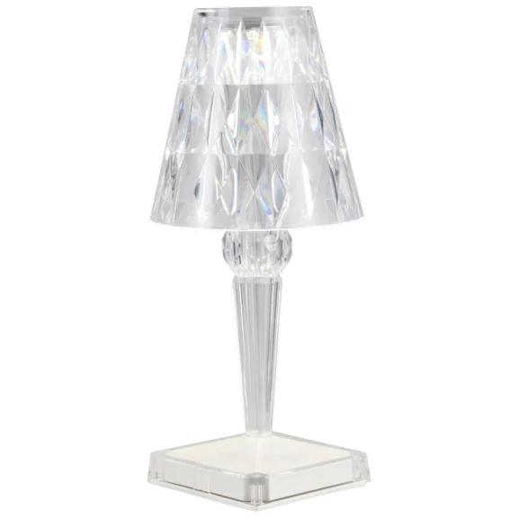 The Cordless Crystal-Cut Accent Lamps