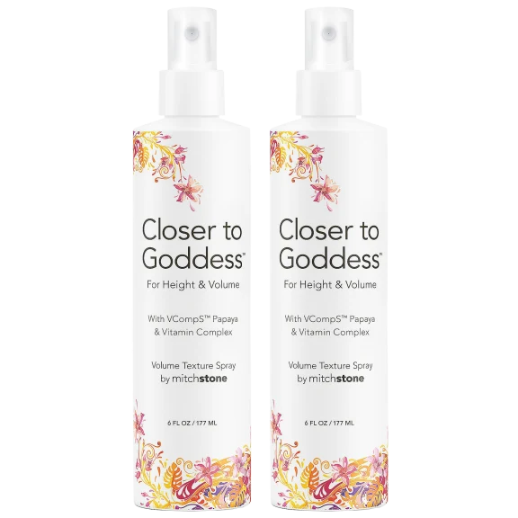 2-Pack: Mitch Stone Closer to Goddess Volumizing Hair Spray 6 oz
