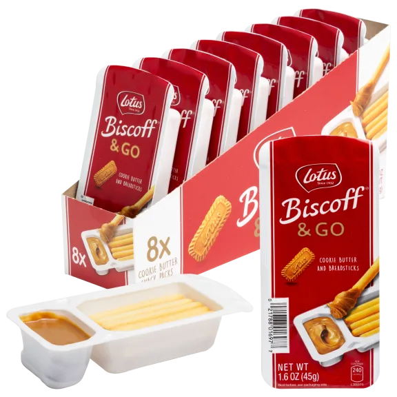 Lotus Biscoff & GO Cookie Butter Snack Pack