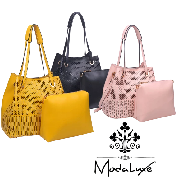 Moda Luxe Clara 2-in-1 Satchel Tote