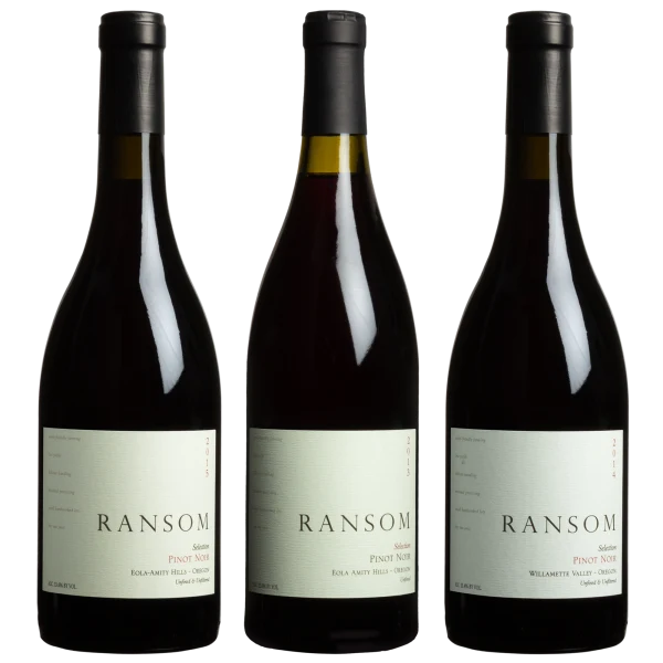 Ransom Selection Oregon Pinot Noir Vertical