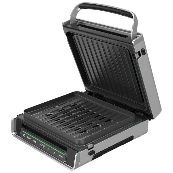 George Foreman Family Size Smokeless Digital Smart Select Indoor Grill