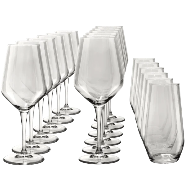 Bormioli Rocco Wine Glasses (Set of 18)