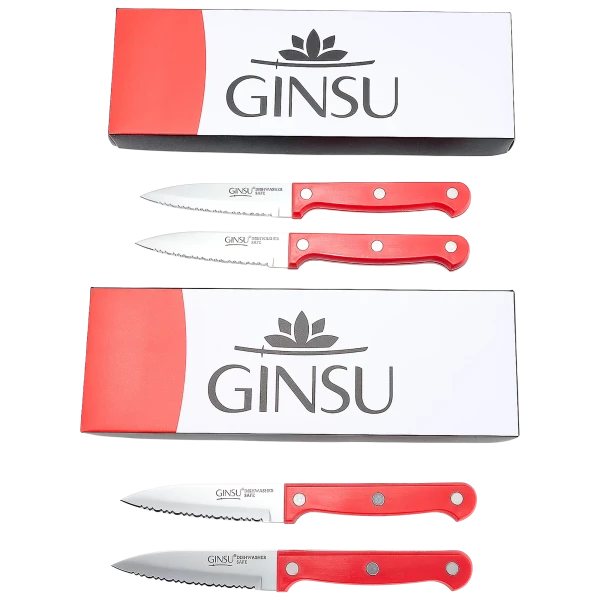 Ginsu Kiso 4-Piece Paring Knife Set