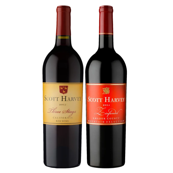 Scott Harvey Zinfandel and Three Stags Red Blend