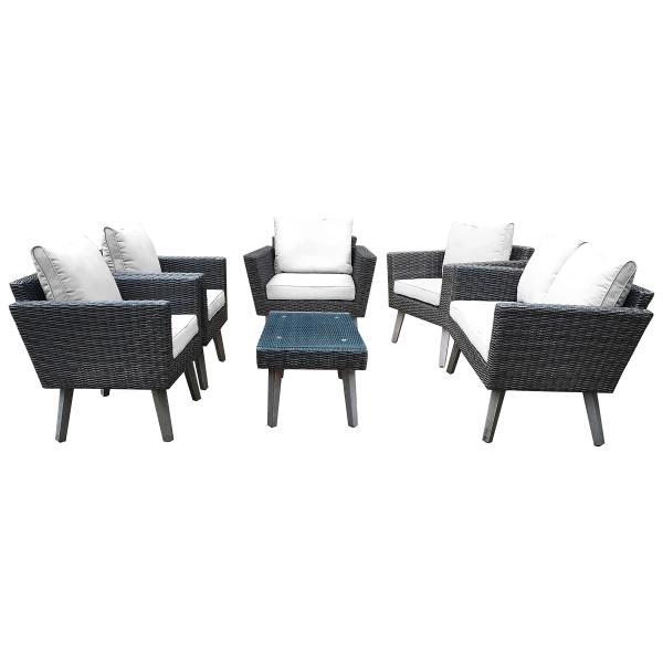 Dukap KOTKA 6 Piece Sofa Seating Set With Cushions