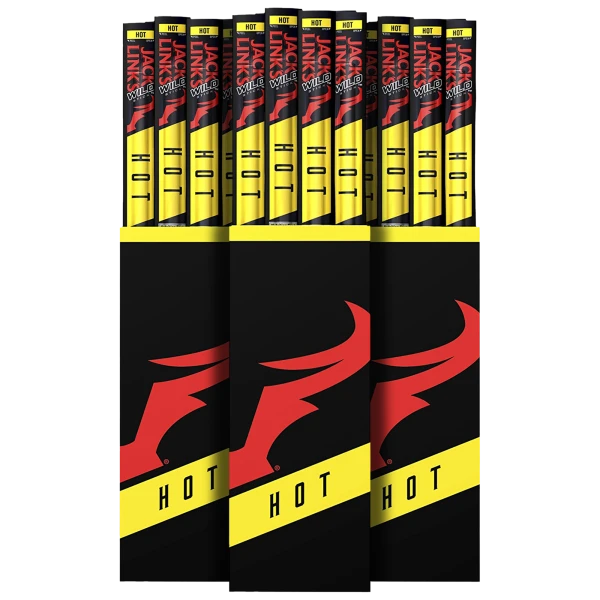 60-Pack: Jack Links Wild Beef Jerky Sticks (Hot)