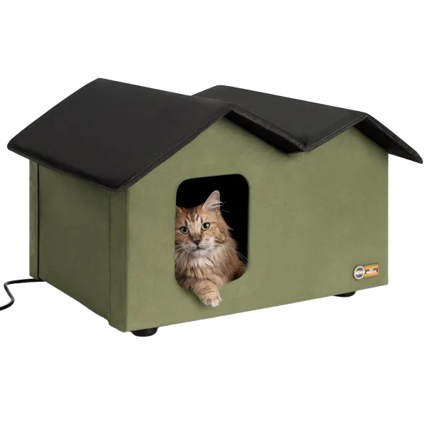 K&H Pet Thermo Outdoor Heated Kitty House