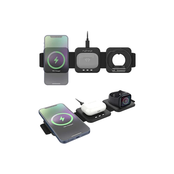 2-Pack: MyCharge 3-in-1 Wireless Charging Pad