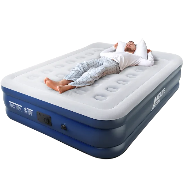 Active Era Premium King Size Air Mattress with Built-in Pump
