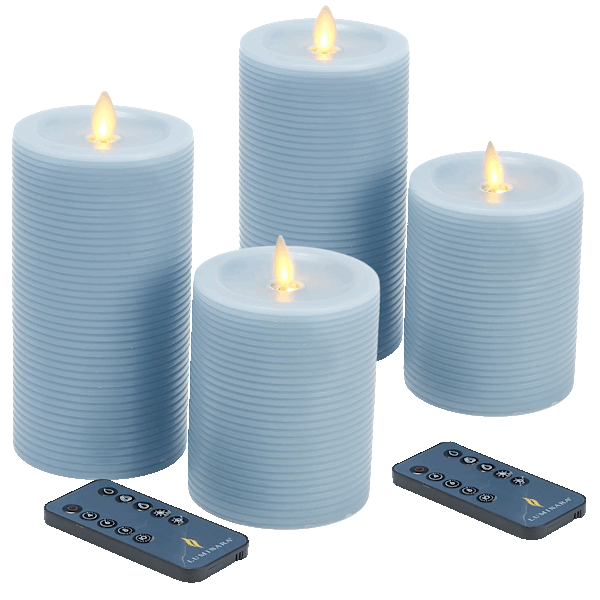 4-Pack: Luminara Flameless Candle Sets with Remote