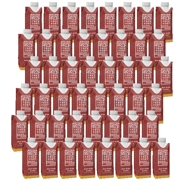 48-Pack: Tree Fort Central Coast Red & White Wine Tetra Packs