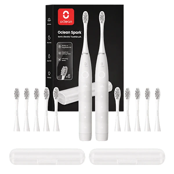 2-Pack: Oclean Spark Sonic Electric Toothbrushes
