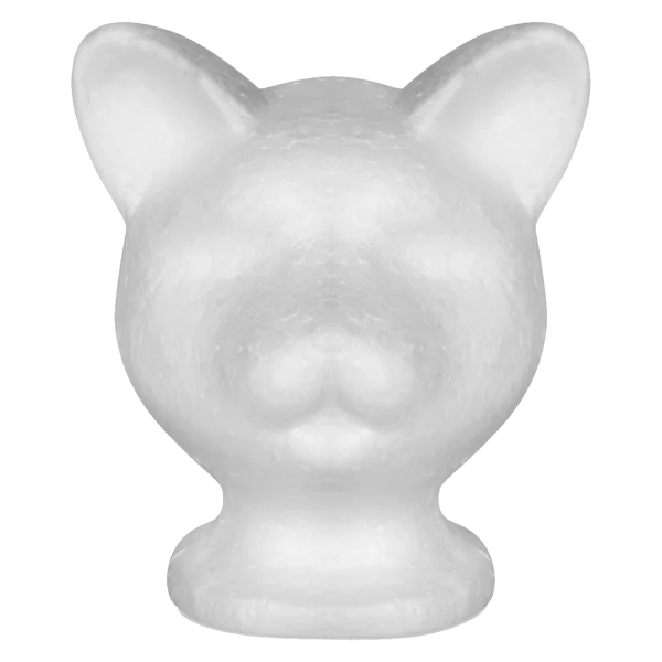 Styrofoam Cat Head