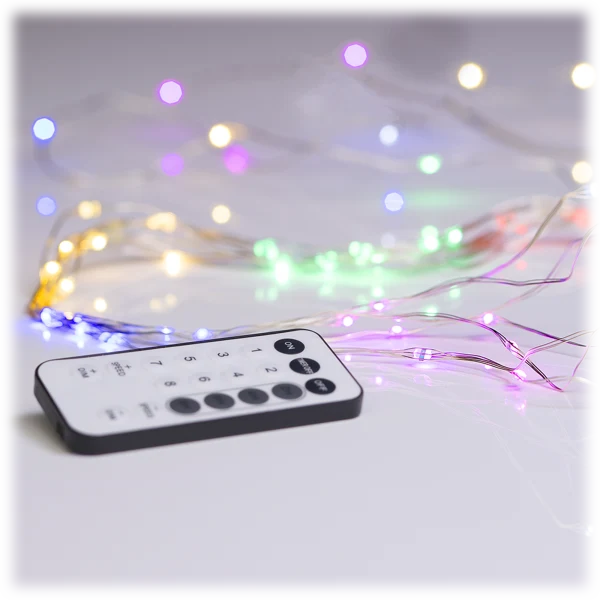 Darice Moon Lights 60ct Multi Color with Timer