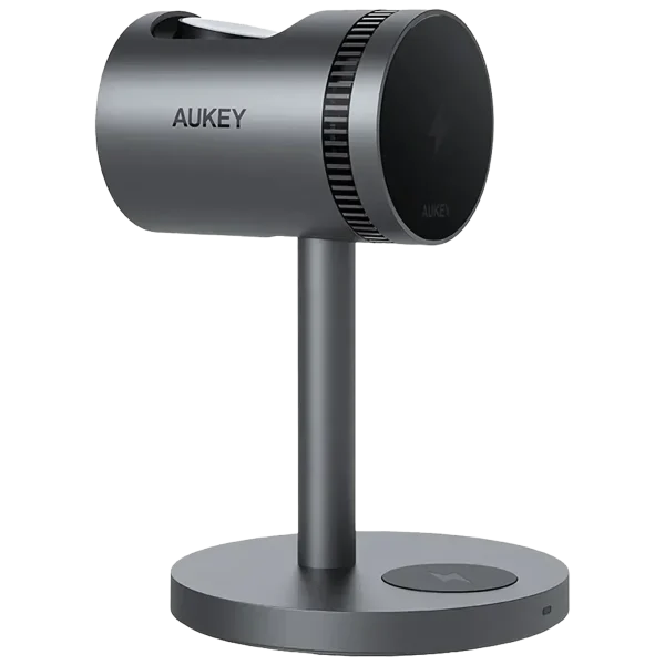 Aukey Qi2 Magnetic Fast Wireless Charging Station with Active Cooling