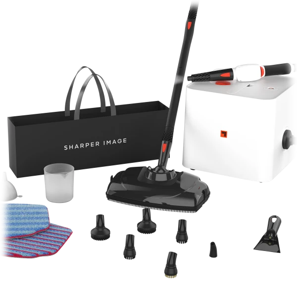 Sharper Image Multi-Functional Canister Steam Cleaner with Steam Mop