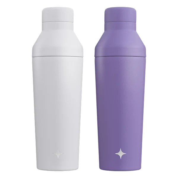 2-Pack: JoyJolt Triple Insulated Cocktail & Protein Shakers