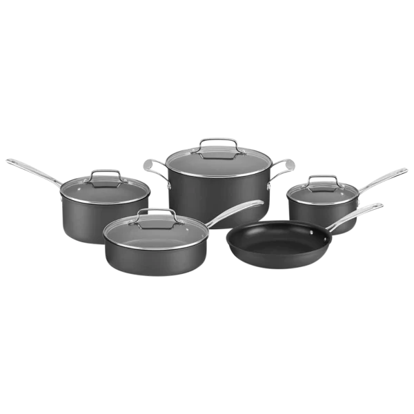 Cuisinart 9-Piece Hard Anodized Cookware Set