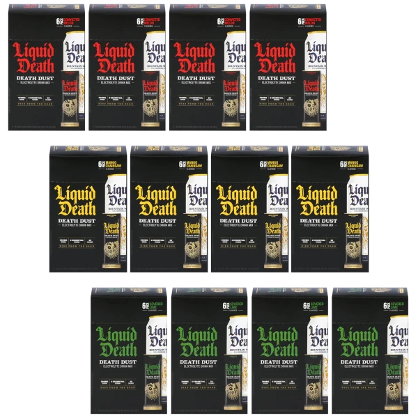 72-Pack: Liquid Death Electrolyte Death Dust Hydration Powder