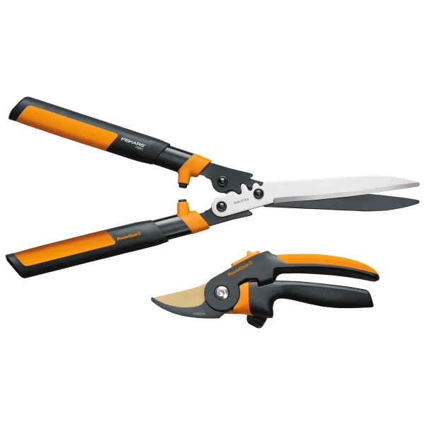 Fiskars® Powergear2 Bypass Pruner and Hedge Shears Set
