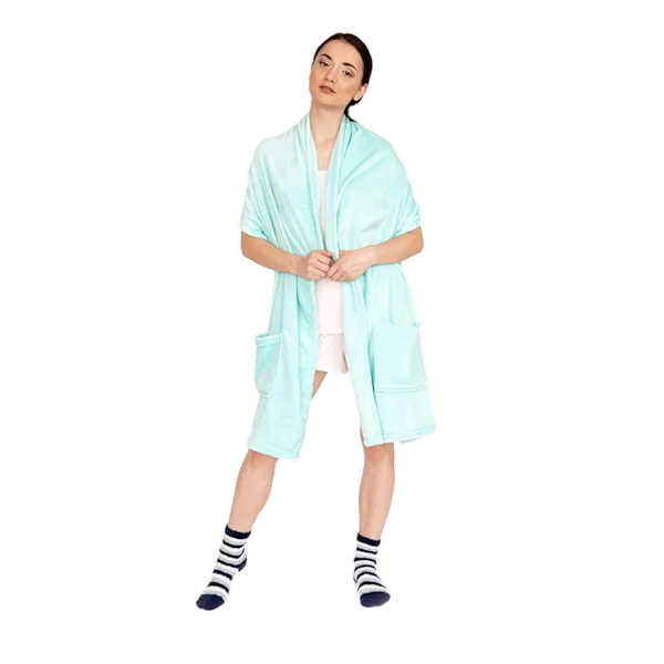 Chic Home Snuggle Wearable Blanket and Sock Set