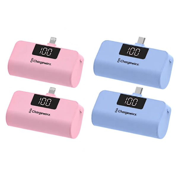 2-Pack: Chargeworx 5000mAh Power Banks