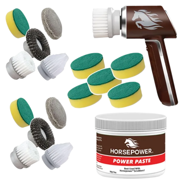 Horsepower Power Scrubber Deluxe Bundle