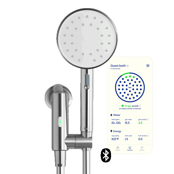 hai Smart Self-Powered Water-Saving 1.8GPM Shower Head