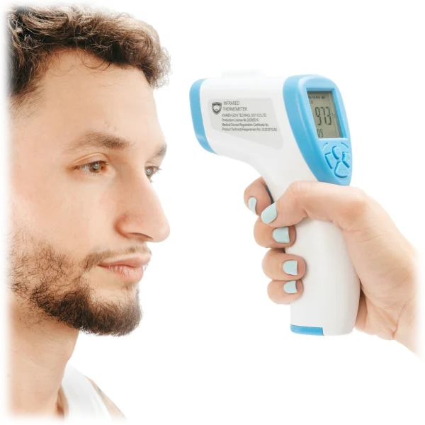 Mask on Every Face Non-Contact Infrared Forehead Thermometer
