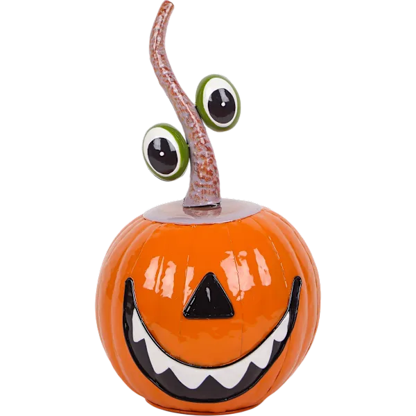 National Tree Company 15" Metal Pumpkin Decoration