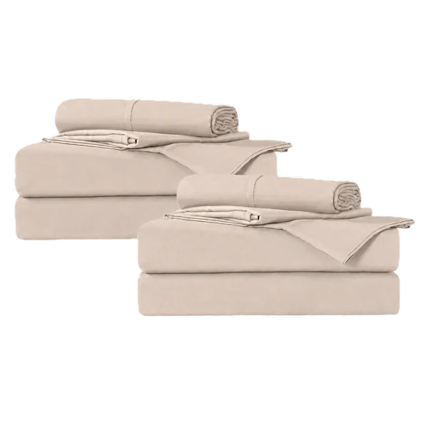 2-Pack: DreamGuard 4-Piece Luxury Sheet Sets
