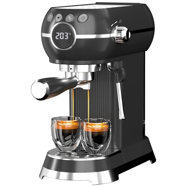 HBN 20Bar Compact Espresso Machine with Milk Frother