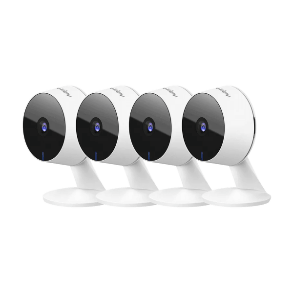 4-Pack: LaView F1 Indoor Wi-Fi Security Cameras with MicroSD Slot